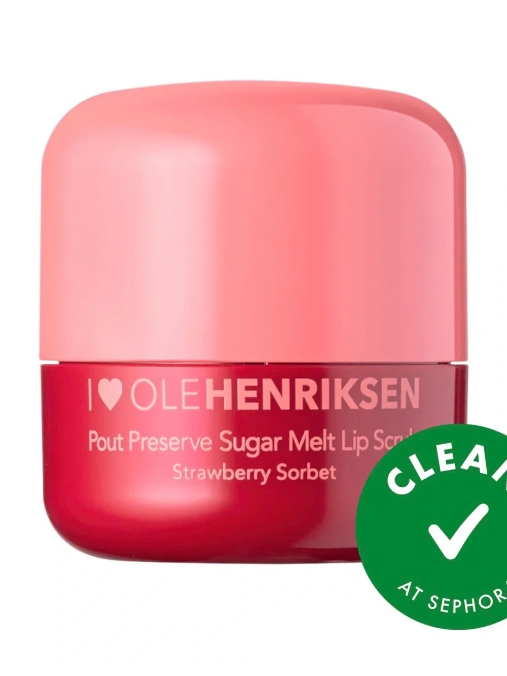 Ole Henriksen Strawberry Sorbet Pout Preserve Sugar Melt Lip Scrub